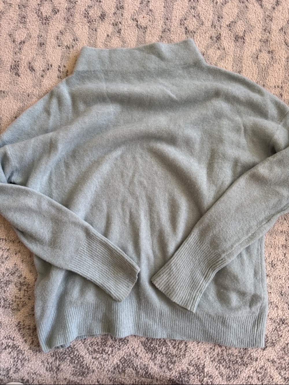 Ann Taylor- Women's blue Sage Turtleneck Sweater